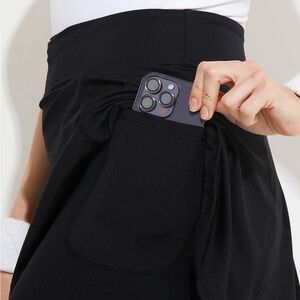 Women's Black Tennis Skirt